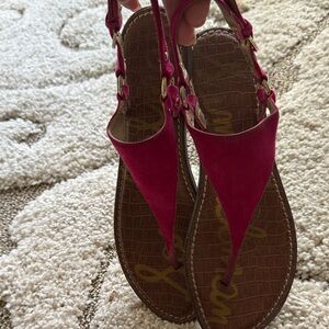 Sam Edelman Pink Thong Sandals
